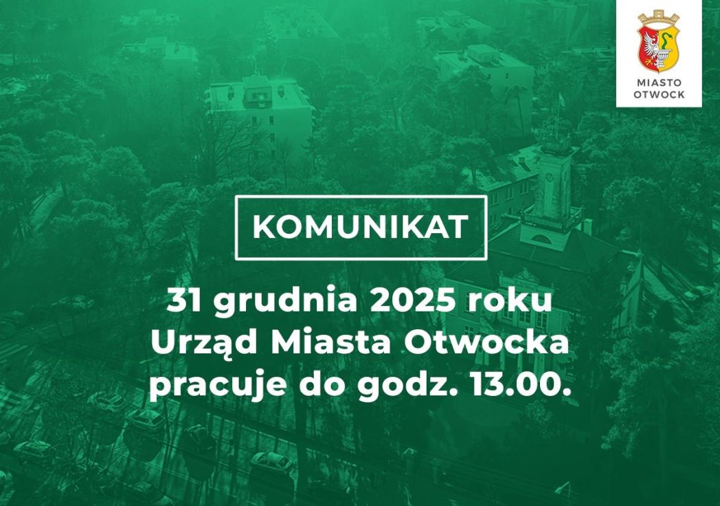 Godziny pracy urzędu 31 grudnia